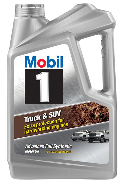 Mobil 1 Advanced Fuel Economy Full Synthetic Motor Oil 0W-20, 5 Quart