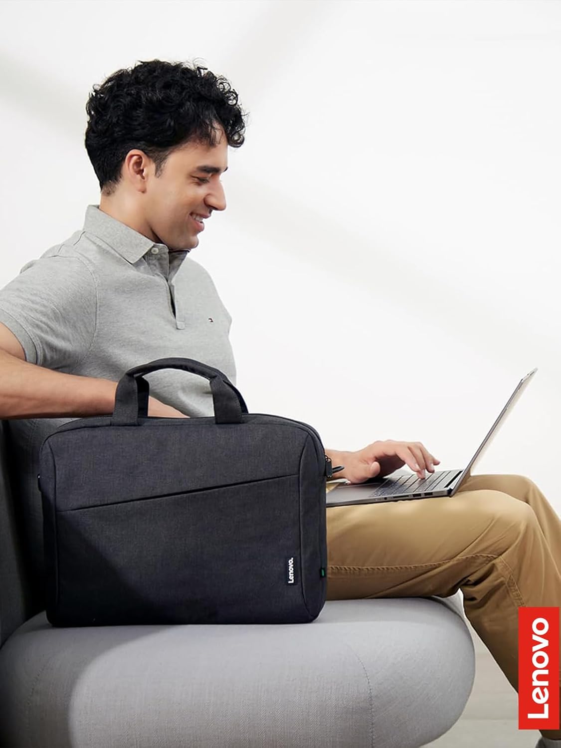 Lenovo Laptop-Tragetasche T210, Notebooktasche für 15,6-Zoll-Laptop/Tablet, elegantes Design und wasserabweisendes Material, GX40Q17229