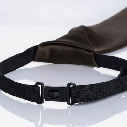Sucrain 1 Stück Jungen Krawatte Vorgespunden Verstellbares Halsband Krawatte für Hochzeit Abschlussfeier Schuluniformen