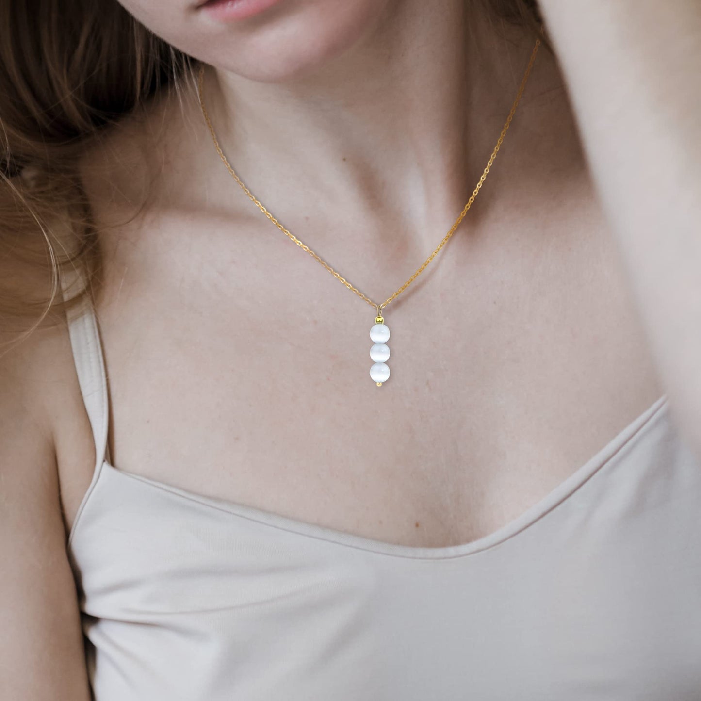 SmileBelle Schwarzer Turmalin Halsketten für Frauen, Schutz und Heilung Spirituelle Kristall Halsketten, Oktober Geburtsstein Halskette Schwarzer Turmalin Schmuck für Frauen Teenager Mädchen als Geburtstagsgeschenke