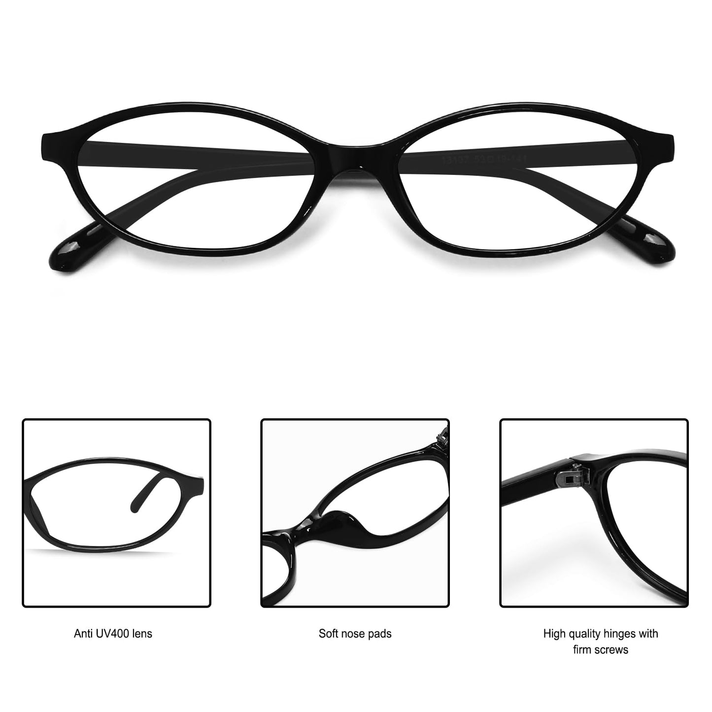 GUVIVI Retro Ovale Sonnenbrille für Damen Chic Cat Eye 90er Jahre Sonnenbrille Leichte Schmale Sonnenbrille Trendiger UV-Schutz Sonnenbrille