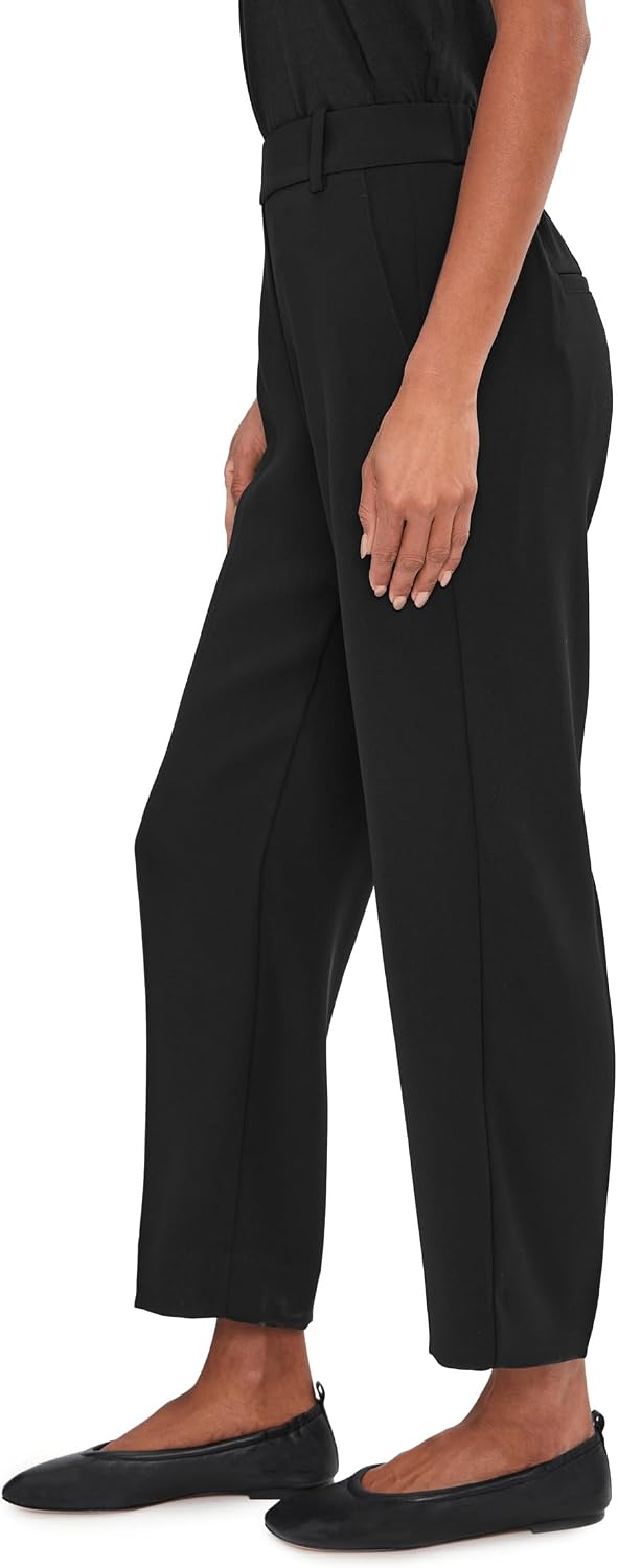 Vince Womens Mid-Rise Tapered Pull-on Pants