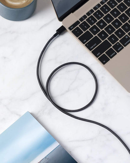 Anker Kabel [2 Stück 1,8m], USB A auf USB C Ladekabel für iPhone 17 Serie, Samsung Galaxy S10 S10+, LG V30, Beats Fit Pro und weitere (Schwarz).
