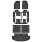 GINOWY-Floor Mats for Toyota 4Runner 1996-2002,1st+2nd Row,TPE All Weather Car Mats Custom Fit Rubber Floor Liners Car Accessories for Toyota 4Runner