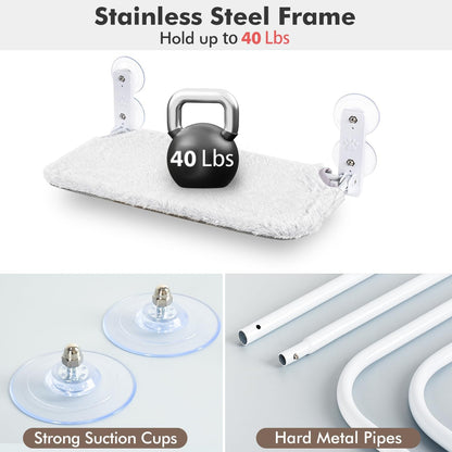 Elevate Your Cat's Comfort with the AMOSIJOY Cordless Cat Window Perch