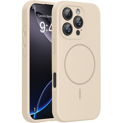 Miracase Magnetic for iPhone 17 Pro Case, Compatible with MagSafe, Integrated Silicone Camera Control Cover, 3.0mm Thicken Shockproof Drop Protection Phone Case for 17 Pro,Dark Blue