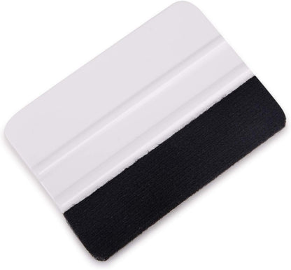 EHDIS 2 Stücke Vinyl Rakel Filzkantenrakel 10 cm Auto Vinyl Abzieher Decal Applikator Fensterfolien-Werkzeug mit Filzkante (2 Stücke, Blau)