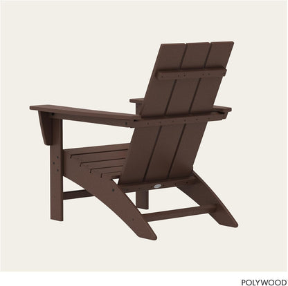 POLYWOOD Modern Adirondack Chair: A Weather-Resistant Outdoor Oasis