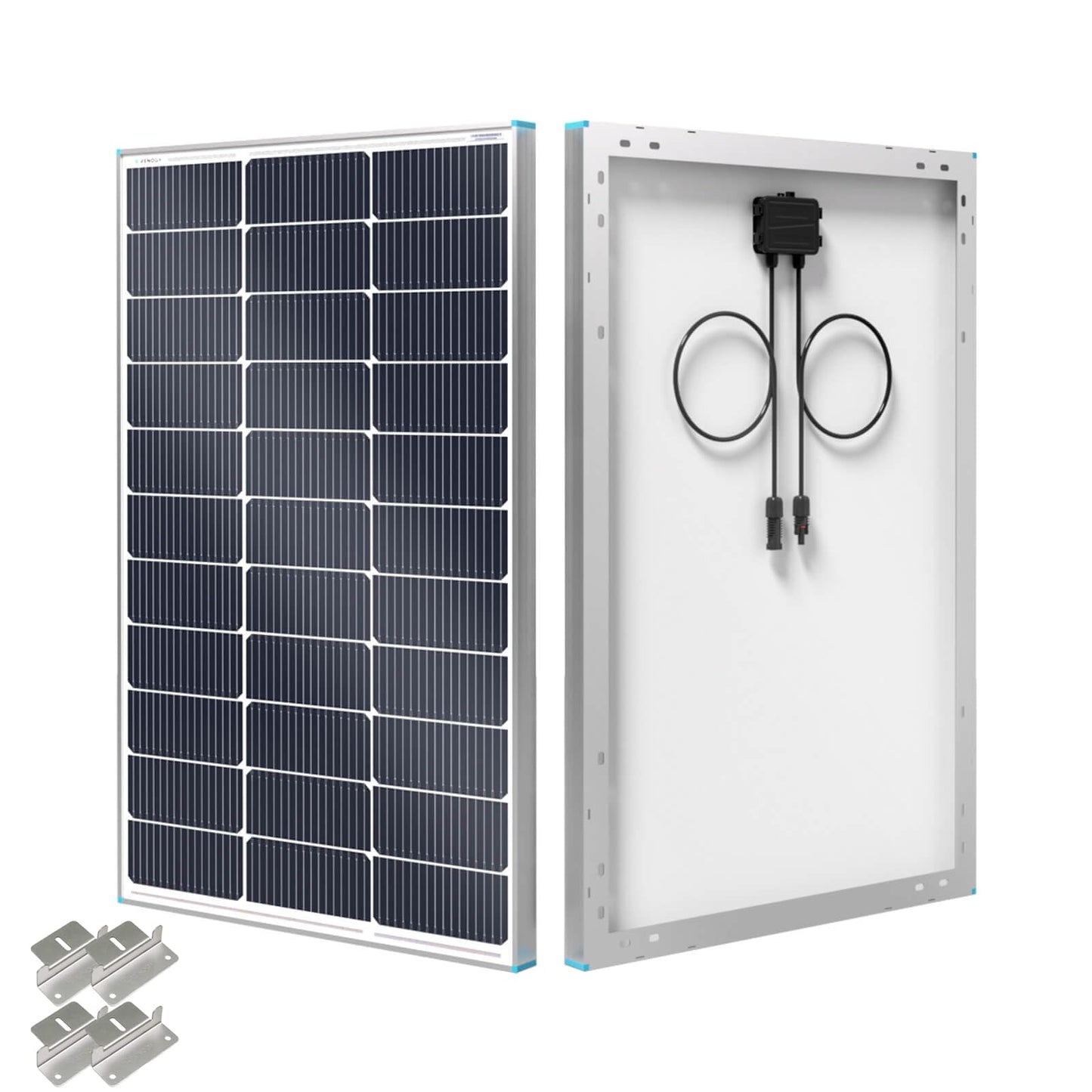 Renogy 100W Solar Panel N-Type, 12V 100 Watt Solar Panel 16BB 25% High-Efficiency, N-Type Solar Panels for RV Marine Boat Trailer Camper Rooftop Farm and Other Off-Grid System
