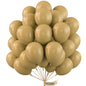 PartyWoo Gold Balloons 50pcs 12 Inch Gold Latex Helium Balloons for Birthday Wedding Anniversary Baby Shower Graduation Bachelorette Retirement Engagement Tea Casino Disco Party Decorations Gold-G101