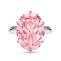 Linawe Cubic Zirconia Imitation Diamond Moissanite Rings for Women, 14K Gold/Rose Gold/Silver Adjustable Chunky Ring, Costume Rhinestone Jewelry for Wedding Engagement