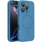 Miracase Magnetic for iPhone 17 Pro Case, Compatible with MagSafe, Integrated Silicone Camera Control Cover, 3.0mm Thicken Shockproof Drop Protection Phone Case for 17 Pro,Dark Blue