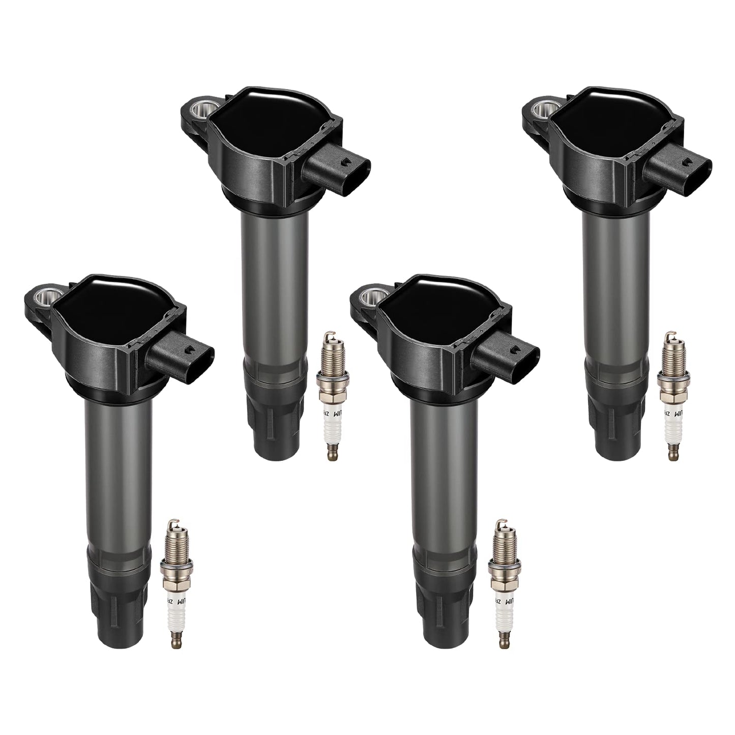 BDFHYK Ignition Coil Pack UF648 and Iridium Spark Plug 97390 Compatible with Jeep Grand Cherokee 2011-2015 Jeep Wrangler Dodge Charger Grand Caravan 2016 Chrysler 200 300 Jeep Coil Pack 3.6L Set of 6