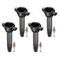 BDFHYK Ignition Coil Pack UF648 and Iridium Spark Plug 97390 Compatible with Jeep Grand Cherokee 2011-2015 Jeep Wrangler Dodge Charger Grand Caravan 2016 Chrysler 200 300 Jeep Coil Pack 3.6L Set of 6