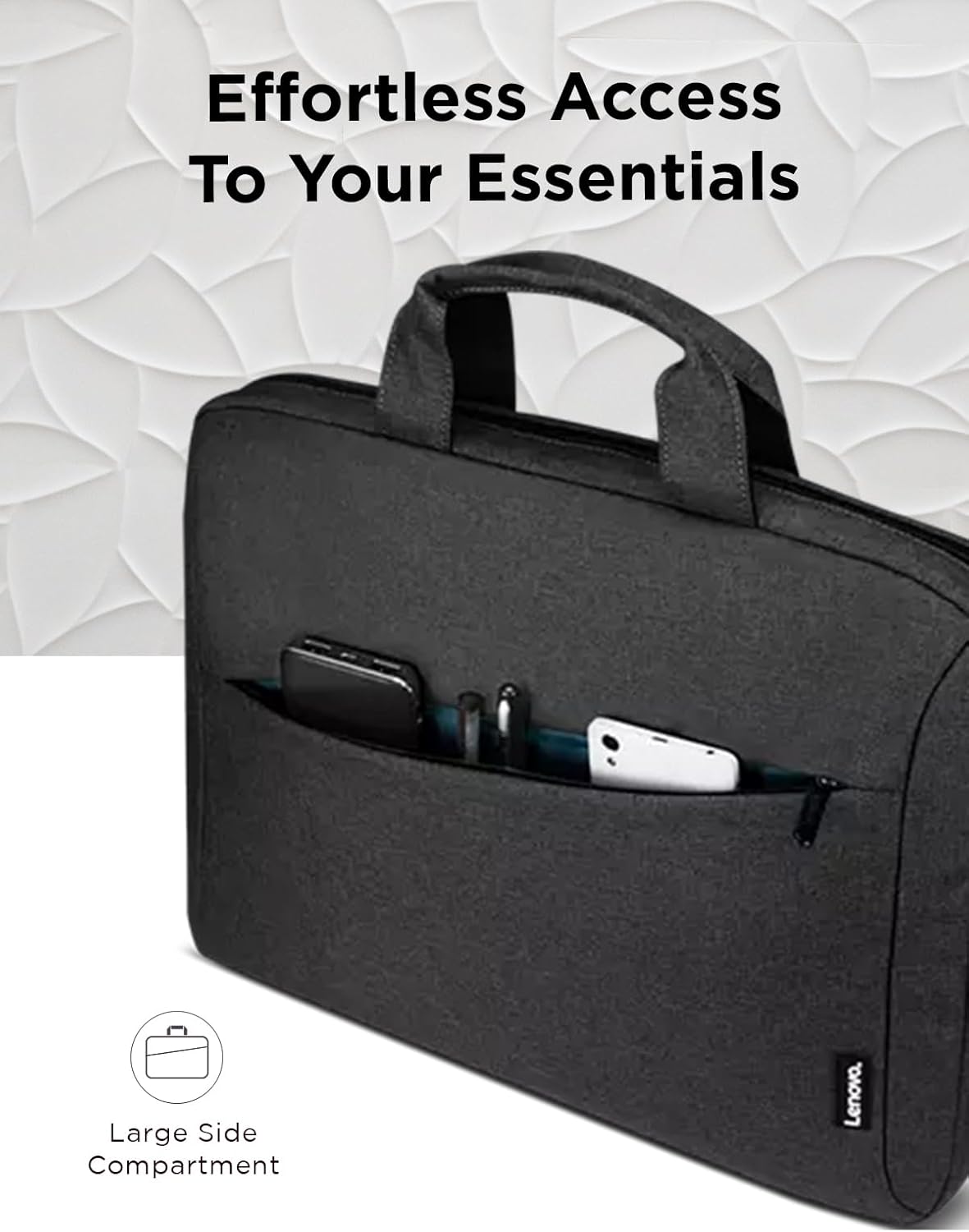 Lenovo Laptop-Tragetasche T210, Notebooktasche für 15,6-Zoll-Laptop/Tablet, elegantes Design und wasserabweisendes Material, GX40Q17229