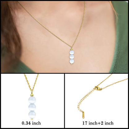 SmileBelle Schwarzer Turmalin Halsketten für Frauen, Schutz und Heilung Spirituelle Kristall Halsketten, Oktober Geburtsstein Halskette Schwarzer Turmalin Schmuck für Frauen Teenager Mädchen als Geburtstagsgeschenke