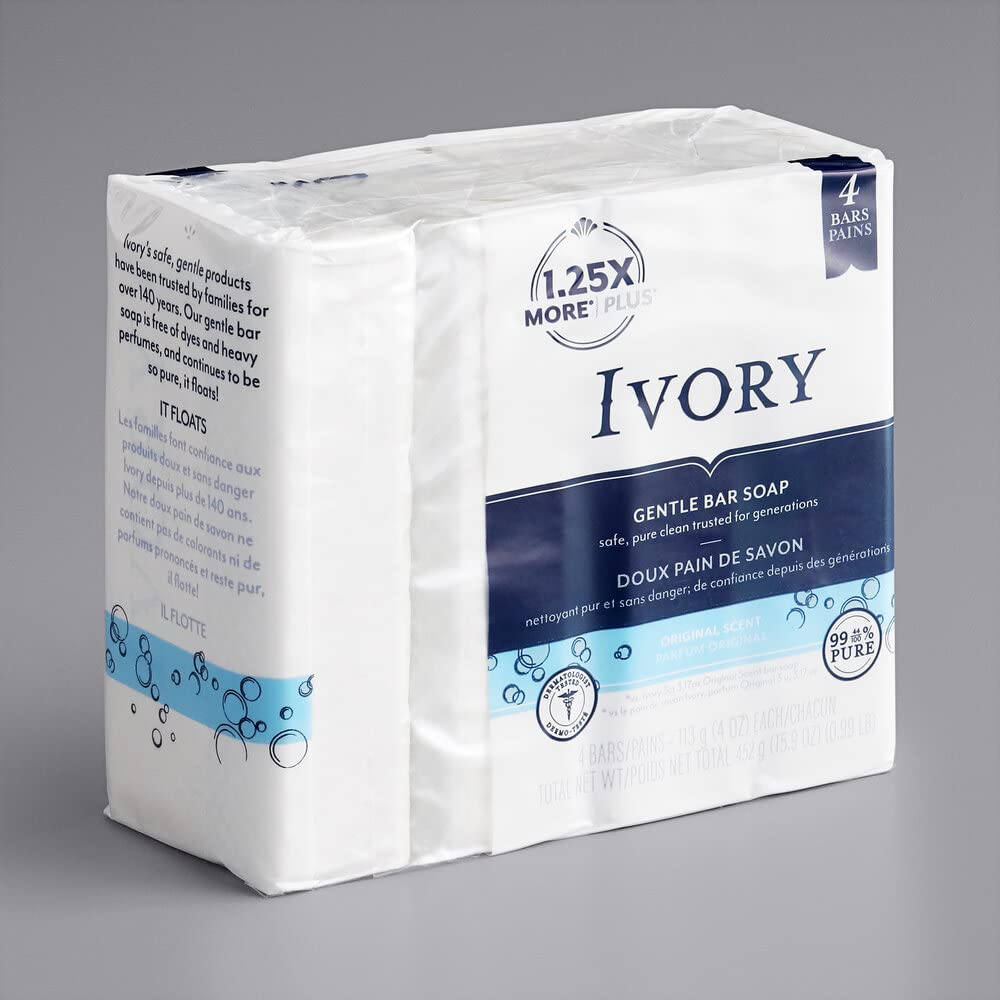 Ivory Original 24-Count: Bath Size Bars 4 Oz