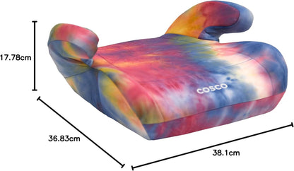 Cosco Kids Topside Leichter, rückengestützter Sitzerhöher, waschbarer Bezug, Schwarz