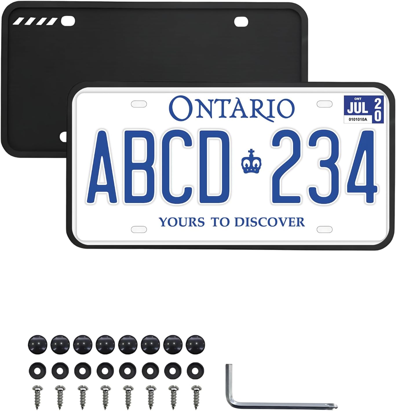 Silicone Frames Black-2 Pack