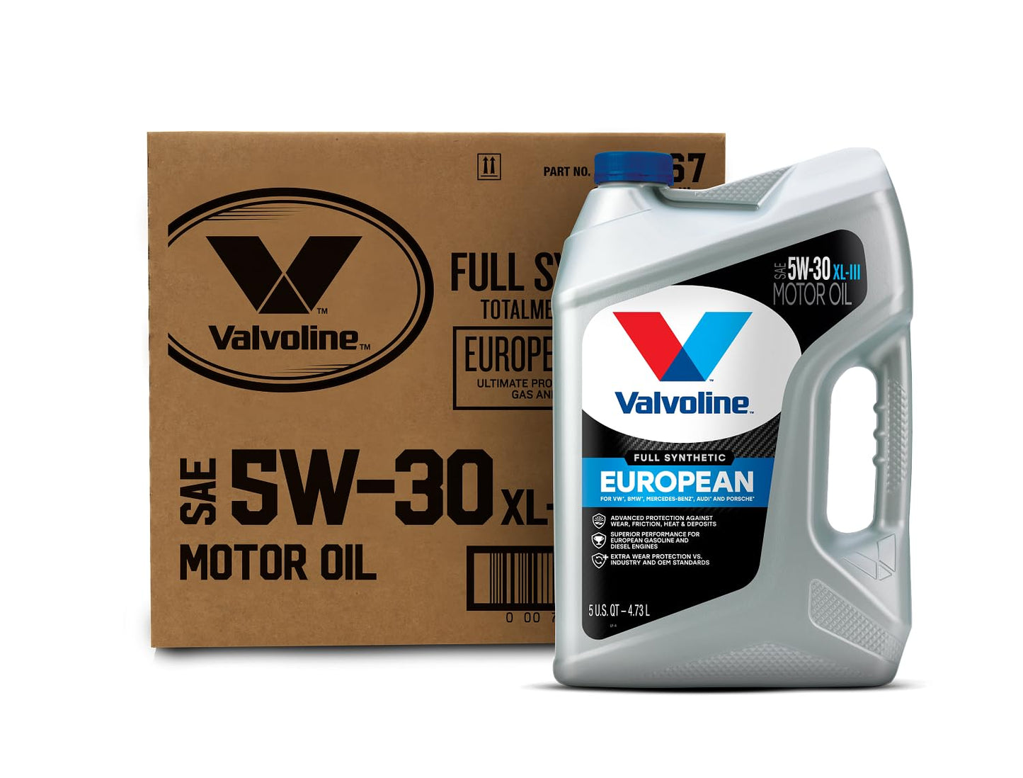 Valvoline Advanced Full Synthetic SAE 0W-20 Motor Oil 5 QT