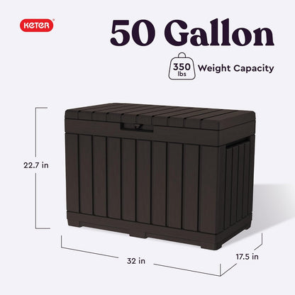 Keter Kentwood 50 Gallon Resin Deck Box Review