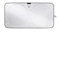 EcoNour Car Windshield Sunshade | Blocks 99% Heat & Keeps Interior Cool | Universal Fits Cars, SUVs, Trucks | Automotive Sun Screen, Visor & Car Accessories for Summer | Medium (64x32 Inches)