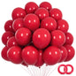 110pcs Black Balloon 12 inch, Black Latex Balloons for Birthday Party Baby Shower Wedding(with 2 Ribbons).