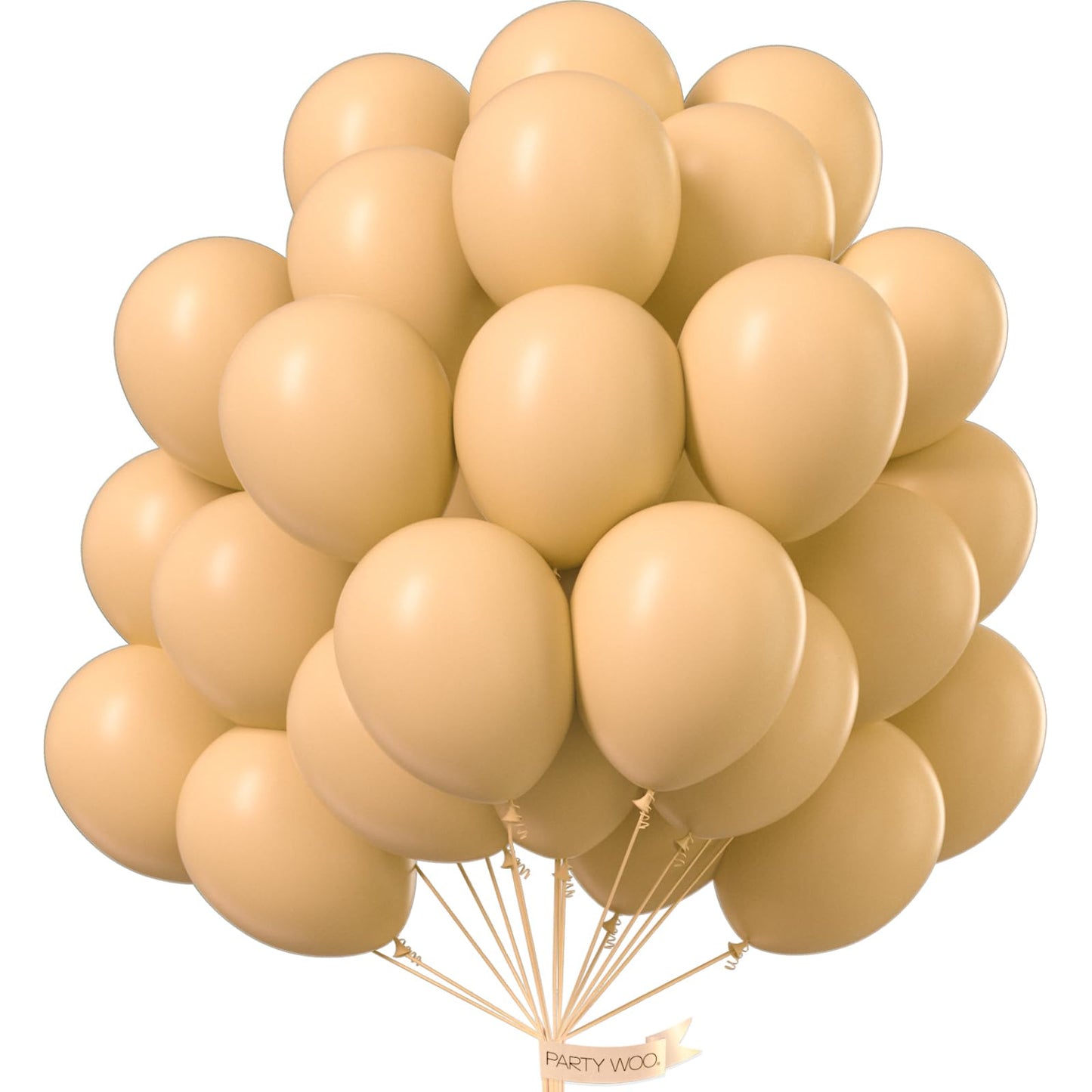 PartyWoo Gold Balloons 50pcs 12 Inch Gold Latex Helium Balloons for Birthday Wedding Anniversary Baby Shower Graduation Bachelorette Retirement Engagement Tea Casino Disco Party Decorations Gold-G101