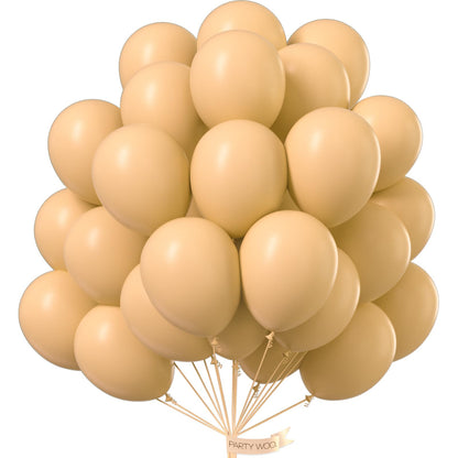 PartyWoo Gold Balloons 50pcs 12 Inch Gold Latex Helium Balloons for Birthday Wedding Anniversary Baby Shower Graduation Bachelorette Retirement Engagement Tea Casino Disco Party Decorations Gold-G101