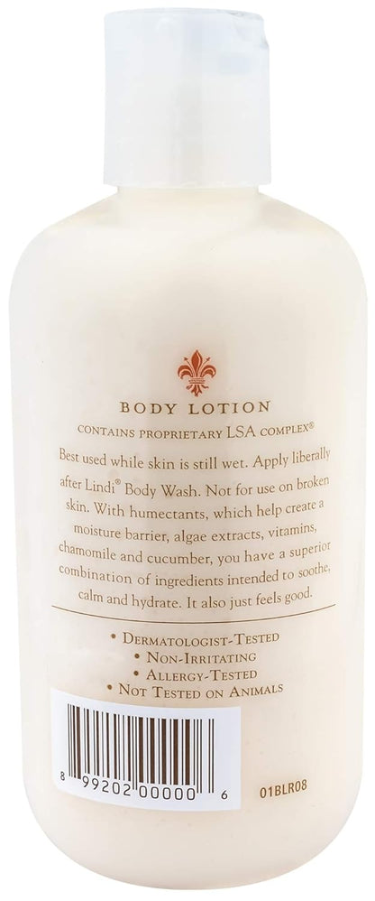 Lindi Skin Body Lotion — Luxurious Lotion for Sensitive, Reactive & Compromised Skin · Rare Botanicals, Antioxidant-Rich, Hypoallergenic · The Original Lotion for Cancer Patients Since 2003. 8 fl oz