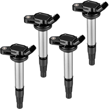 BDFHYK Ignition Coil Pack UF648 and Iridium Spark Plug 97390 Compatible with Jeep Grand Cherokee 2011-2015 Jeep Wrangler Dodge Charger Grand Caravan 2016 Chrysler 200 300 Jeep Coil Pack 3.6L Set of 6