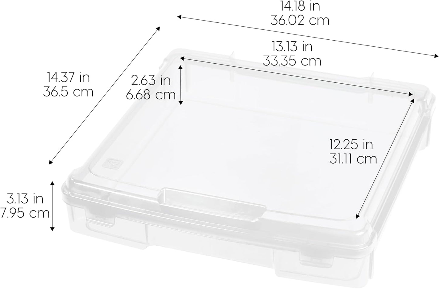 IRIS USA Scrapbook Paper Storage Cases: A Crafter's Best Friend