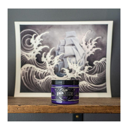 INK-EEZE Purple Tattoo Ointment Bundle 2-Pack, For Artists and Aftercare, Cruelty Free, Petroleum Free, Made in USA, 2-Pack 6oz Jars