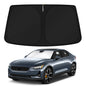 KUST Windshield Sun Shade for 2017-2026 Tesla Model Y/Model 3 Sunshade Accessories (Fit 2025-2026 Model Y Juniper / 2024 Model 3 Highland) Upgraded Foldable Sunshade, Blocks UV Rays Keep Car Cool