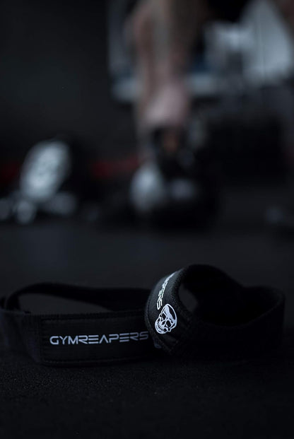 Gymreapers Hebe-Handgelenkbandagen für Gewichtheben, Bodybuilding, Powerlifting, Krafttraining und Kreuzheben – gepolstertes Neopren mit 45,7 cm Baumwolle