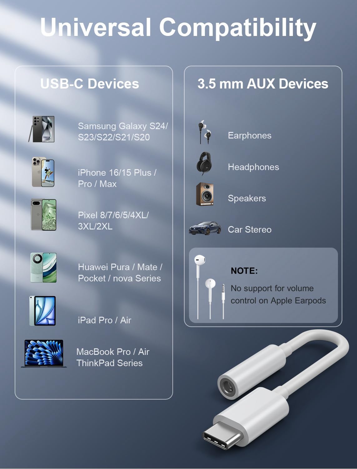 USB-C to 3.5mm Audio Headphone Adapter - A Game Changer for Music Lovers