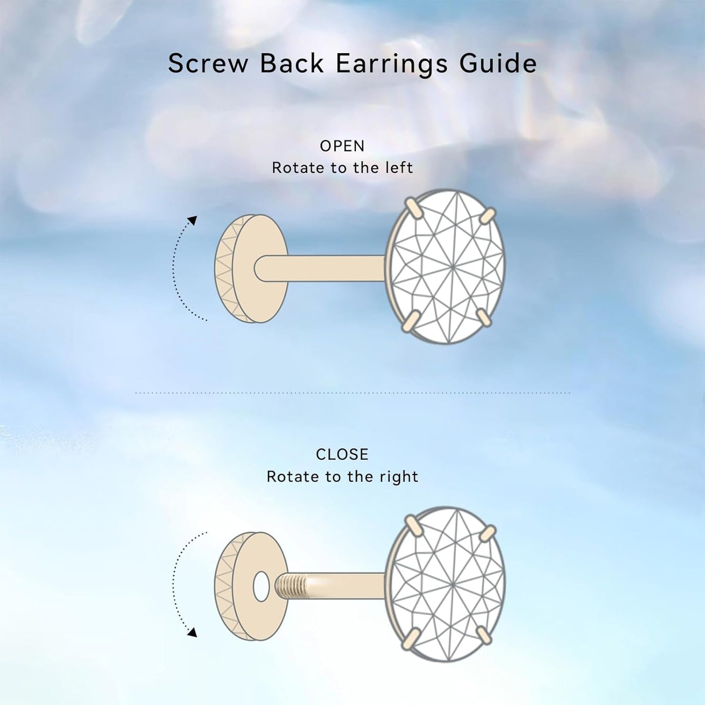 Limerenz Hypoallergene F136 Titan Schraub-Perlen-Ohrstecker (Flat Back Sleeper Earrings) Implantatqualität 20G Kleine Ohrstecker für empfindliche Ohren (5mm Perle)