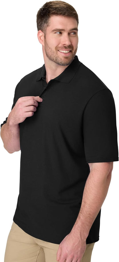 Hanes Men's Short Sleeve X-Temp Polo Shirt