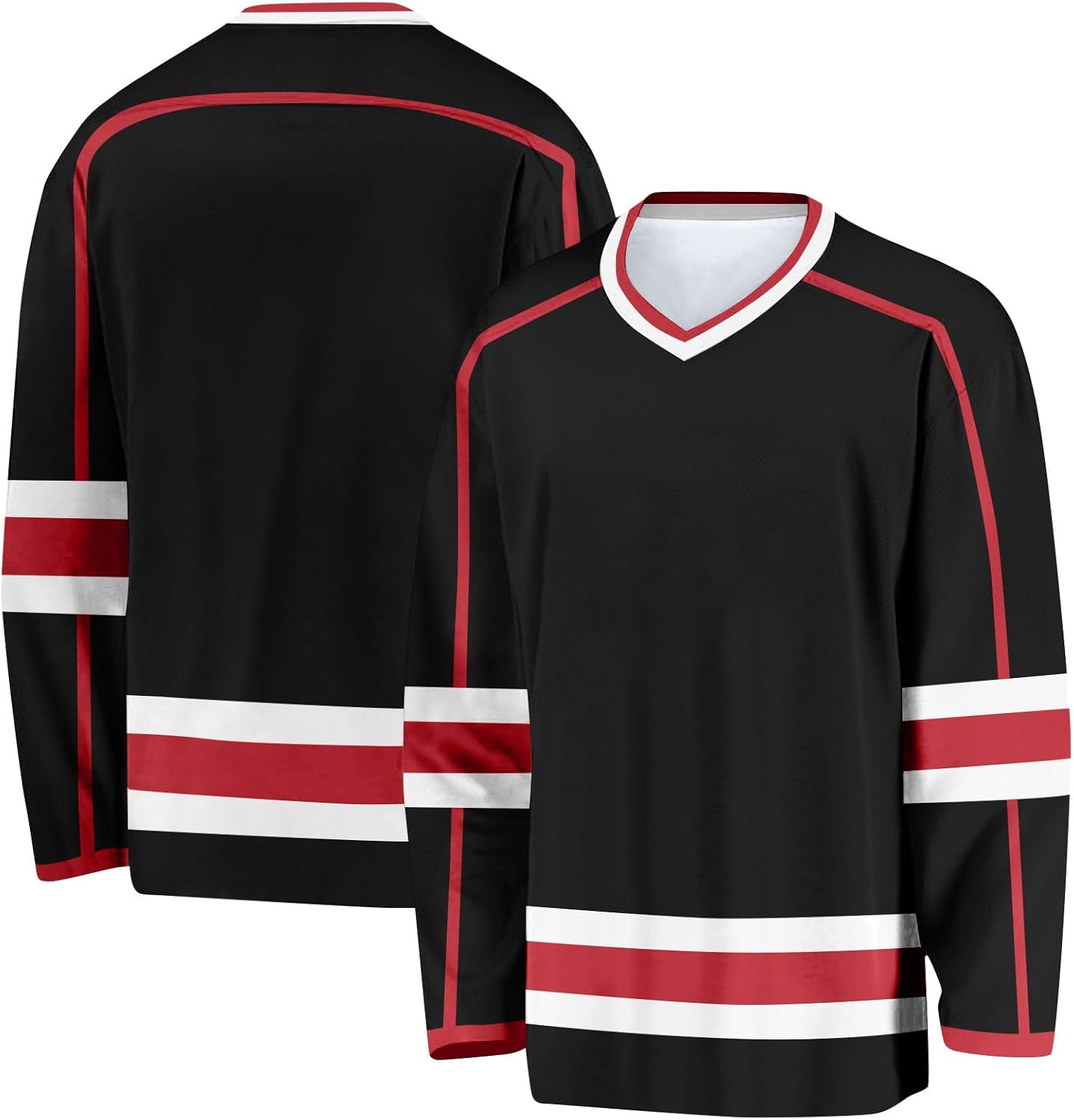 Individuelles Hockeytrikot für Herren/Damen/Kinder/Jugendliche, personalisierbar mit Name/Nummer/Logo, Übergröße Hockey-Shirt