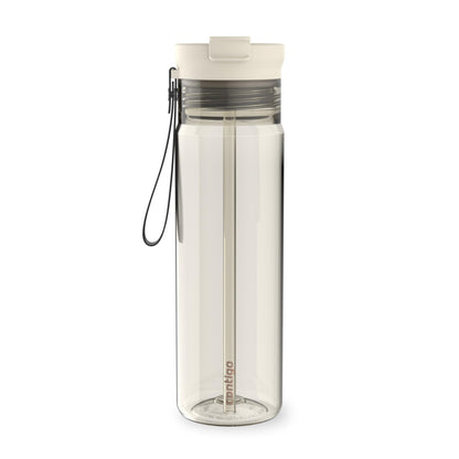 Contigo DualSip 24 oz Tritan Plastic Water Bottle with Carry Strap & 2-in-1 Leakproof Lid (Straw or Spout), BPA-Free, Dishwasher Safe