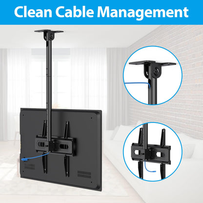 USX STAR Corner TV Wall Mount Long Arm TV Mount Bracket for 37-84 Inch TVs, Full Motion TVs Wall Mounts with 32” Articulating Arms Extension & Tilt & Swivel, Max VESA 600x400mm, Holds up to 100 lbs