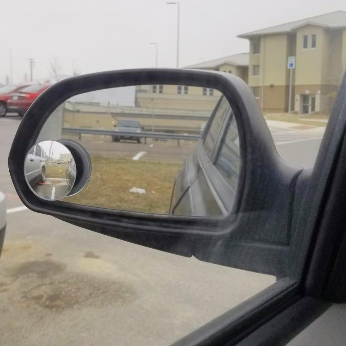 Ampper Blind Spot Mirror, 2" Round HD Glass Frameless Convex Rear View Mirror, Pack of 2