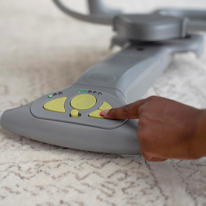 Ingenuity ConvertMe 2-in-1 Kompakte tragbare automatische Babyschaukel & Babysitz, batteriebetriebene Vibrationen, Naturgeräusche, 0-9 Monate 2,7-9 kg (Raylan)