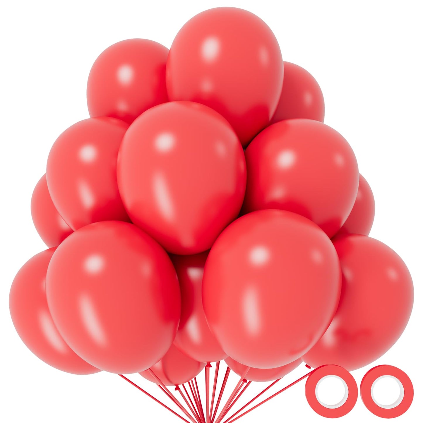 110pcs Black Balloon 12 inch, Black Latex Balloons for Birthday Party Baby Shower Wedding(with 2 Ribbons).