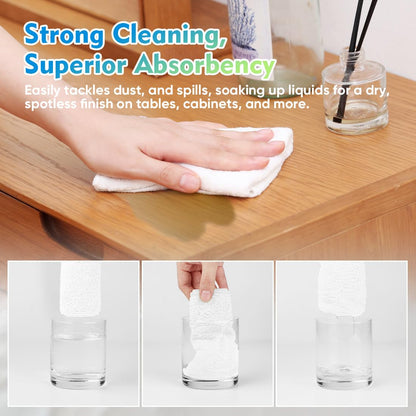 HOMEXCEL Microfiber Cleaning Cloth 12 Pack, 12.5 x 12.5 inch Microfiber Towels for Cars, Ultra Absorbent Car Washing Cloth, Lint Free Streak Free Cleaning Rags for Car, Kitchen, and Window (Grey)