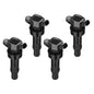 BDFHYK Ignition Coil Pack UF648 and Iridium Spark Plug 97390 Compatible with Jeep Grand Cherokee 2011-2015 Jeep Wrangler Dodge Charger Grand Caravan 2016 Chrysler 200 300 Jeep Coil Pack 3.6L Set of 6