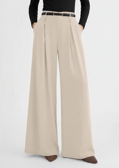PRETTYGARDEN Womens Wide Leg Trousers: Elevate Your Workwear with Comfort and Style