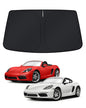 KUST Windshield Sun Shade for 2017-2026 Tesla Model Y/Model 3 Sunshade Accessories (Fit 2025-2026 Model Y Juniper / 2024 Model 3 Highland) Upgraded Foldable Sunshade, Blocks UV Rays Keep Car Cool