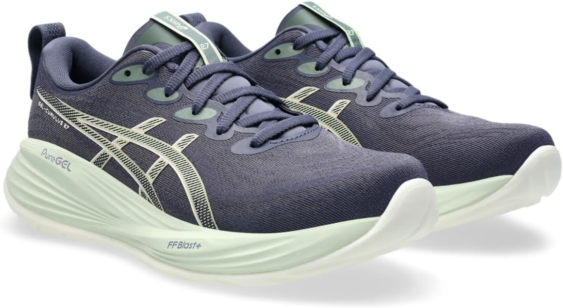 ASICS Women's Gel-Cumulus 27 Running Shoes, 6.5, Indigo Fog/Cream