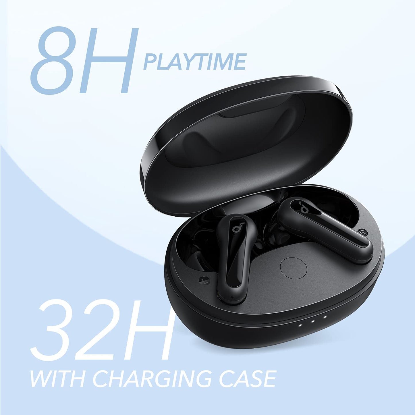 Soundcore Anker Life P2 Mini True Wireless Bluetooth 5.2 Kopfhörer, Schwarz